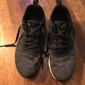 CLEARING CLOSET Nike sneakers size 8.5 grey/black